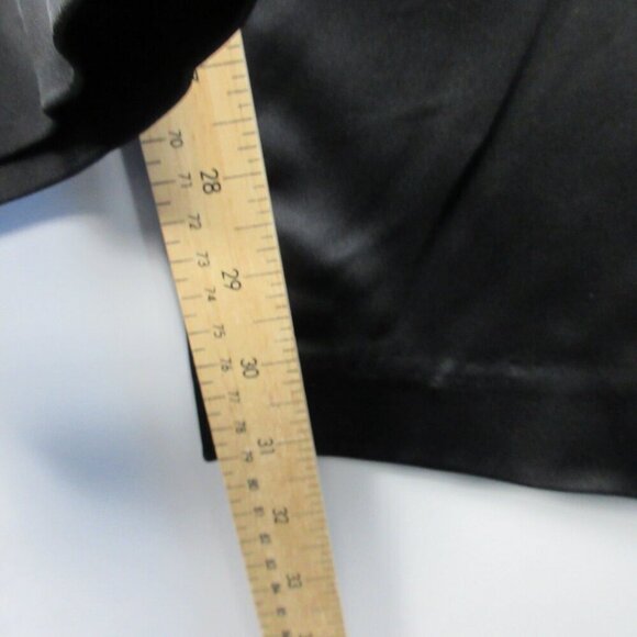 House of Harlow Revolve Women's Satin Crop Tank Top Pants Set M Black Party - Picture 13 of 13